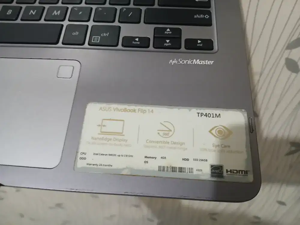 Laptop Asus Vivobook 14 Flip TP401M Celeron