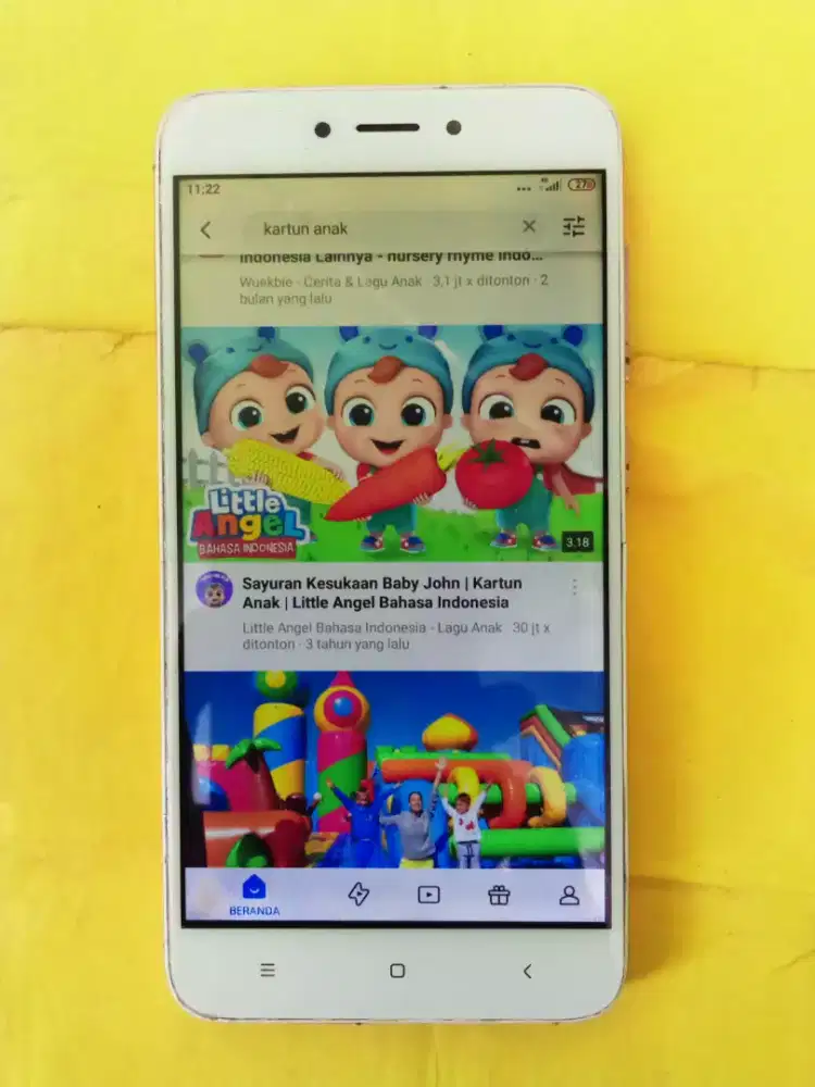 Redmi 4x finger print layar ori 5 inc ram 2/16