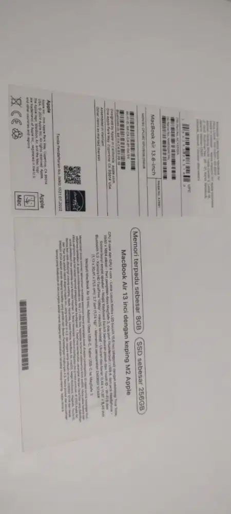 MacBook Air M2 like new