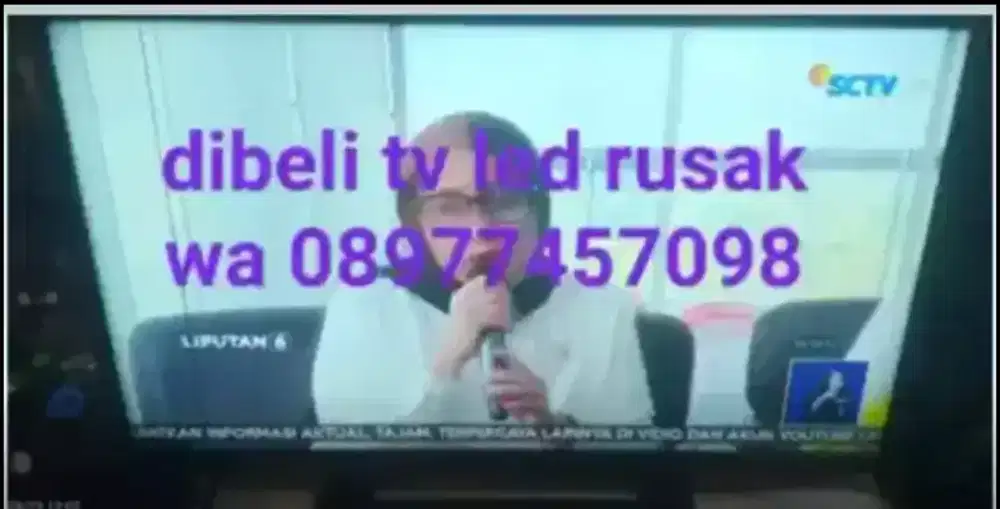 Tv led rusak dibeli