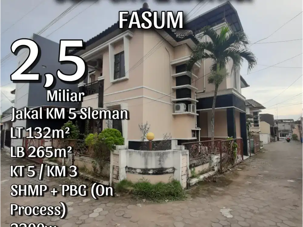 RUMAH STRATEGIS DEKAT KAMPUS UGM-UNY & DEKAT BANYAK FASUM