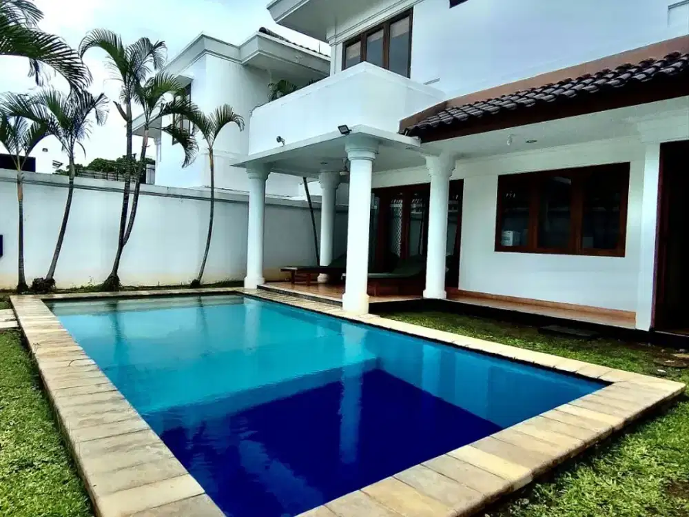 DD227 Rumah Private Pool 404 m2 Pejaten Barat Jakarta Selatan