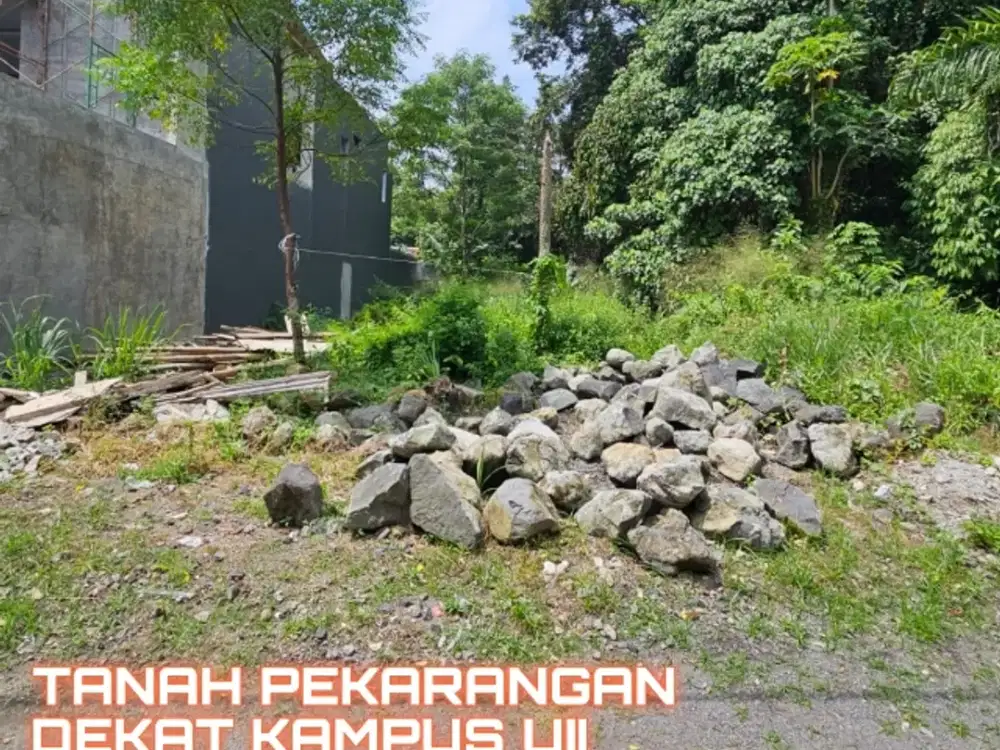 TANAH PEKARANGAN DEKAT KAMPUS UII