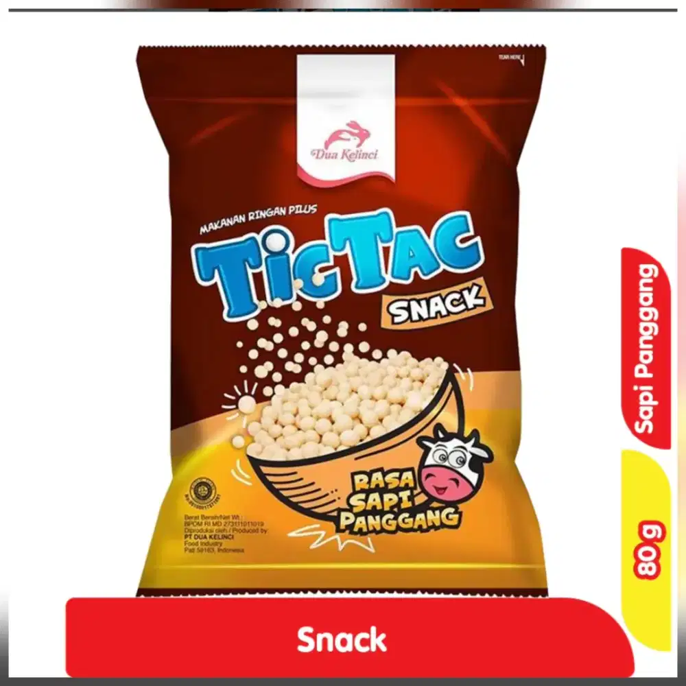HARGA PROMO: Makanan Ringan Tic Tac Pilus (80 gram)