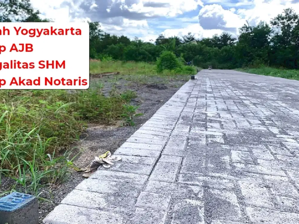 Siap Akad Notaris Tanah Jl. Taman Alamanda Dekat SKE