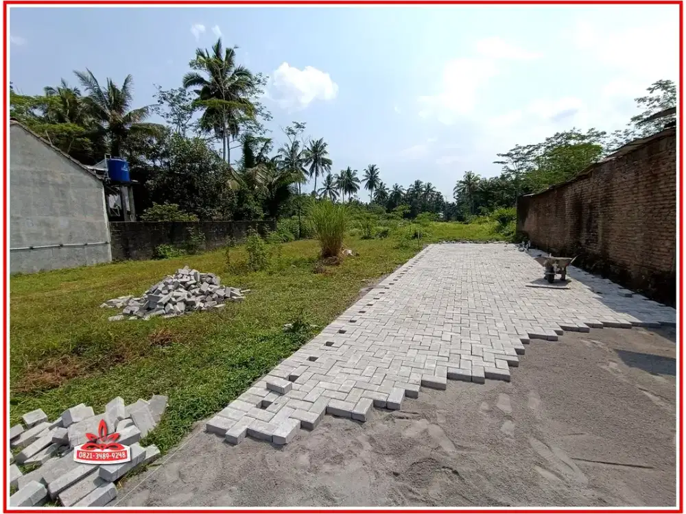 Dekat RSUD Sleman, Kapling SHM Murah 200 Jutaan Tepi Aspal