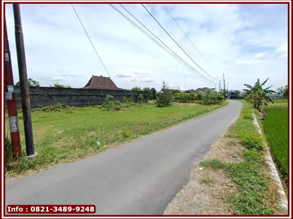 6 Menit Exit Tol Trihanggo, Tanah Cocok Untuk Hunian Mewah