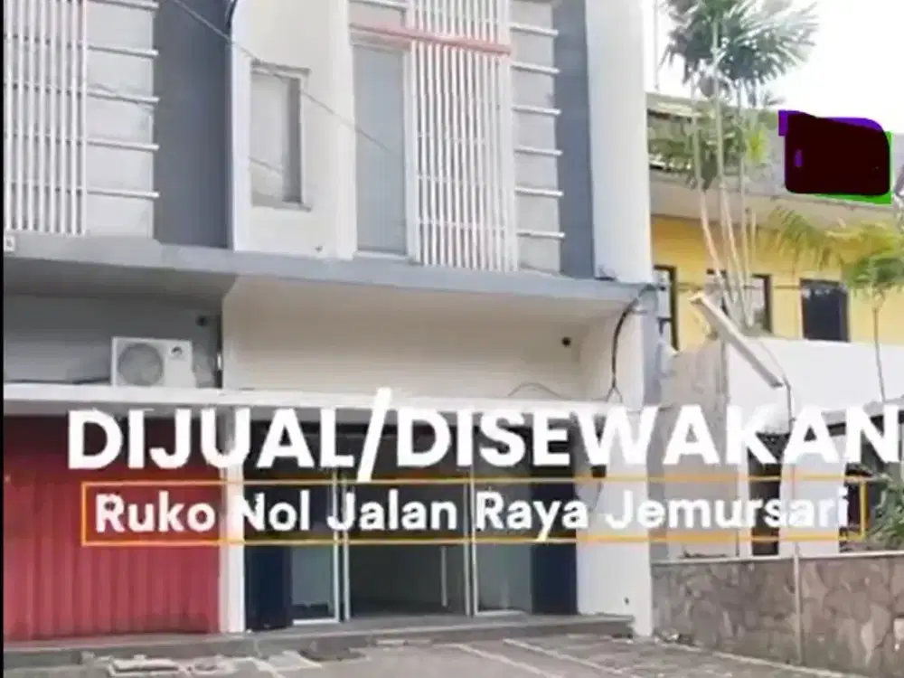 RUKO SEWA NOL JALAN RAYA JEMURSARI DEKAT RUMAH SAKIT DAN HOTELL