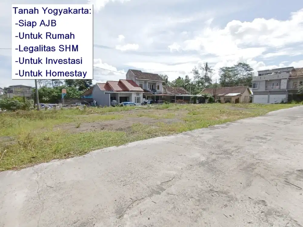 Tanah Murah untuk Investasi di Maguwoharjo, Dekat Jogja Bay