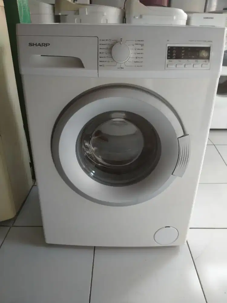 Mesin cuci sharp frontloading 8kg