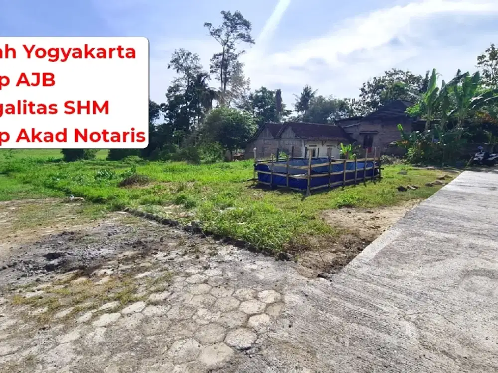 Legalitas SHM Tanah Dekat Puskesmas Bantul 2 Cepit
