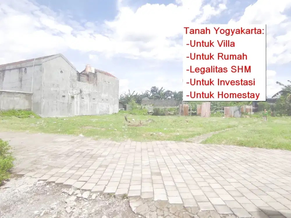 Dijual Tanah Dekat RS Sardjito Jogja, Siap Balik Nama