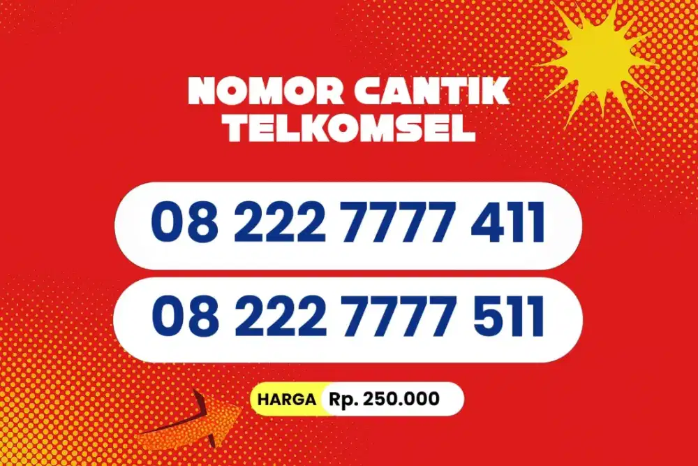 Nomor Cantik Telkomsel Kwartet 7