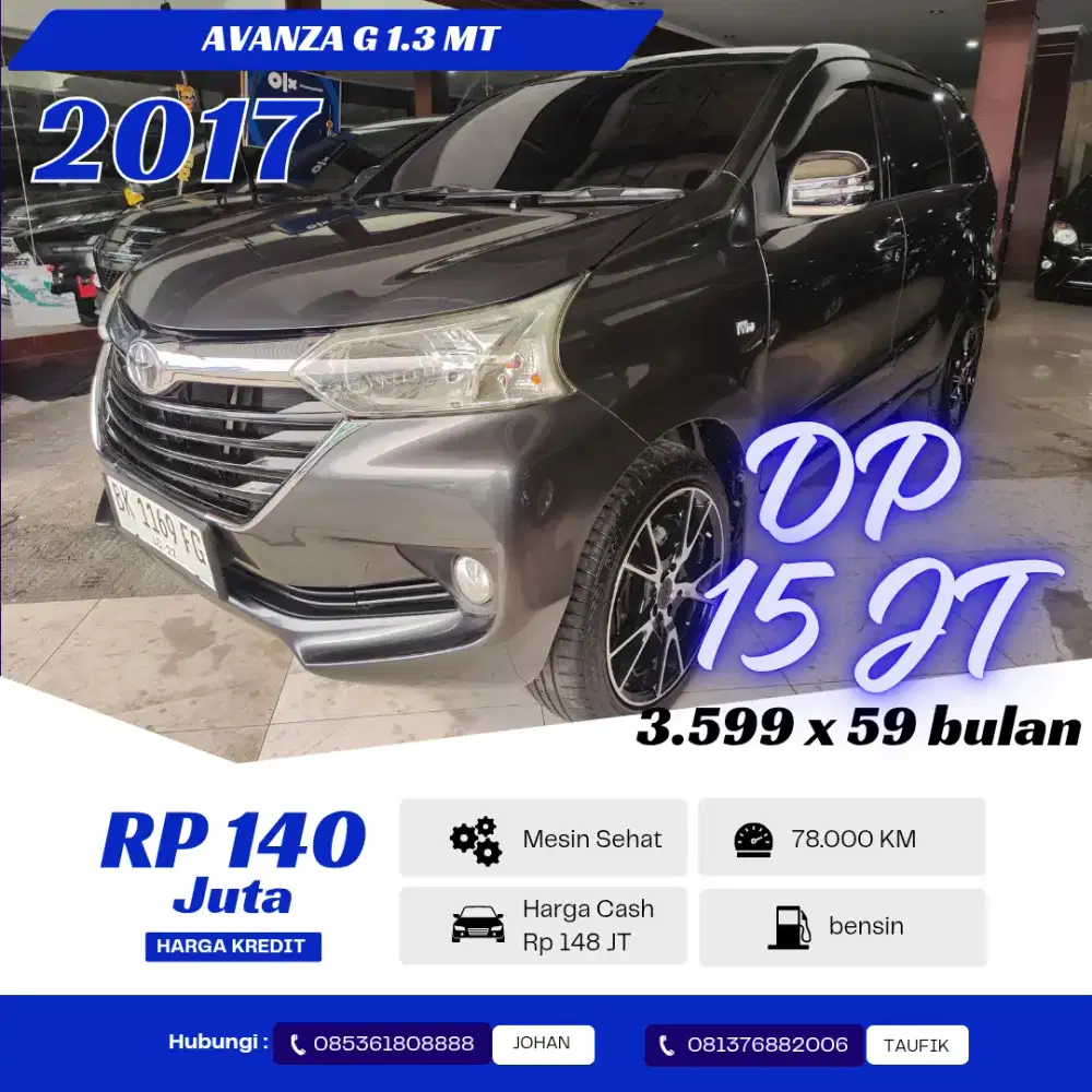 Avanza G Manual 2017 matic 2018 Xenia Veloz