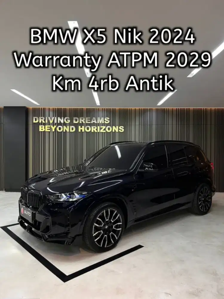 BMW X5 xDrive40i M-Sport G05 LCI AT 2025 Hitam B2513BJH Km4rb Nik 2024