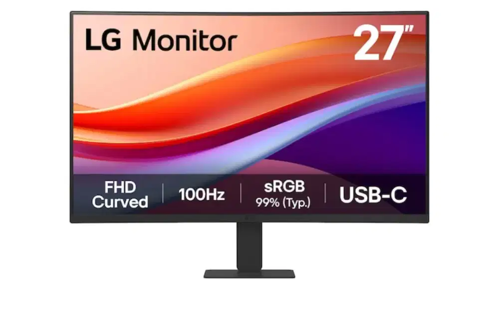 MONITOR LED LG 27 27U421A-B FHD Curved monitor with USB C