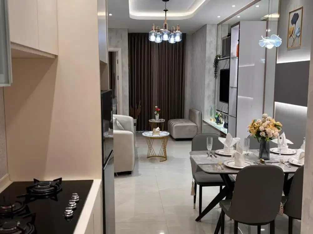 dijual apartemen grand madison type 2BR Full Furnished,Tanjung duren