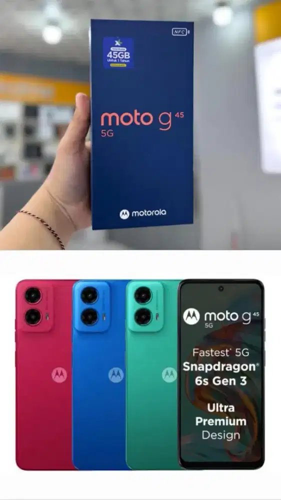 MOTOROLA G45 5G 8/256 SEGEL RESMI