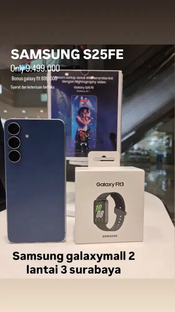 S25fe cukup tambah 300 ribu dapat fit3