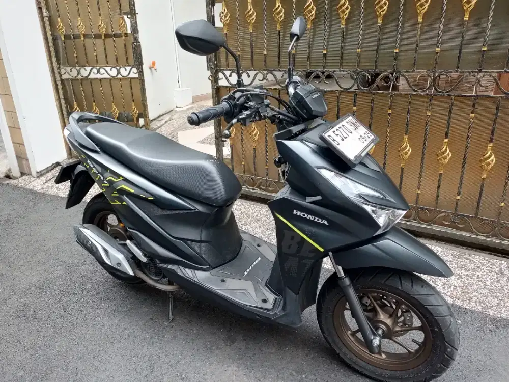 Honda Beat Street New Ban Donat Tahun 2024 (Akhir) Hitam Mulus Nego