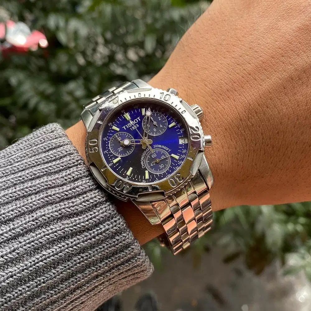 Tissot T-Sport PRS 200 Chronograph Blue Dial T362/462 Quartz 39mm