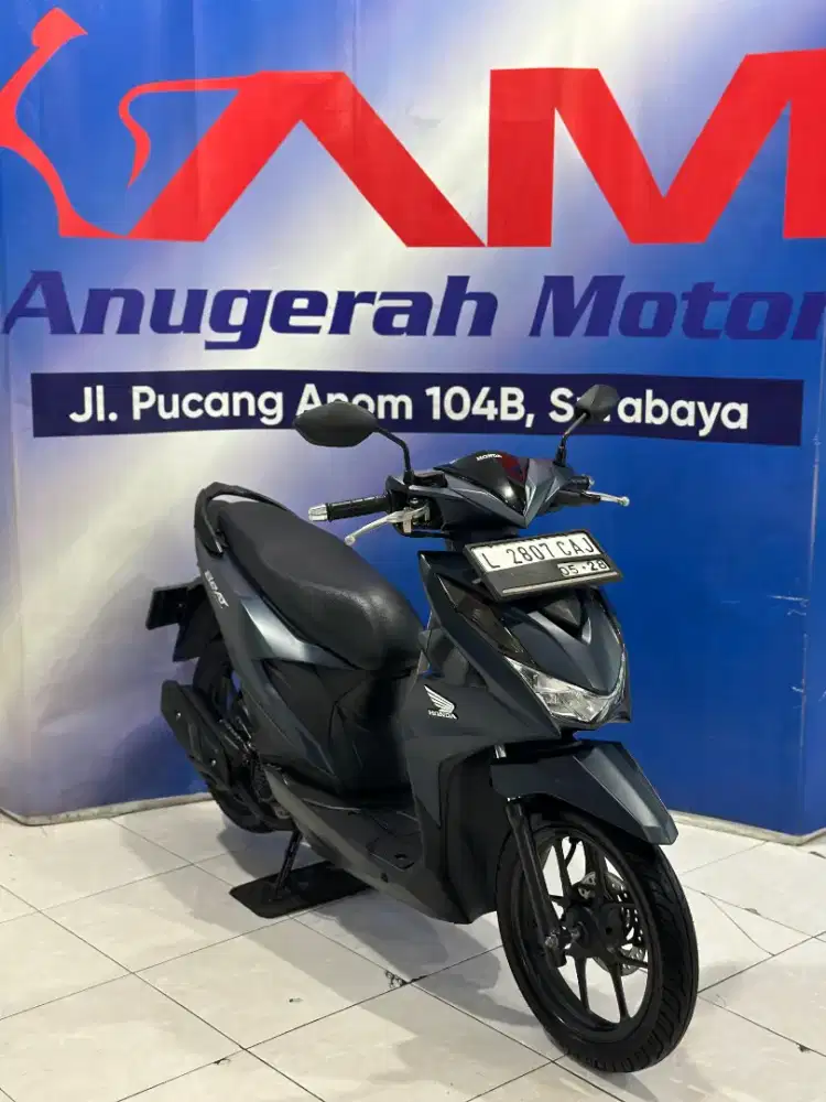 Honda Beat Deluxe eSP thn 2023 biru mulus