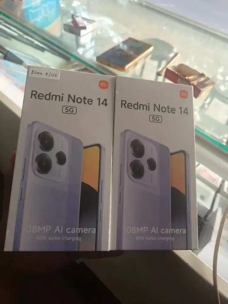 New Redminote 14 5G ram8/256 garansi resmi 1 tahun