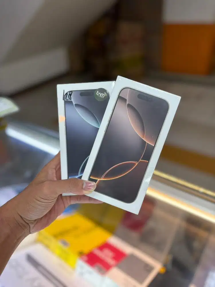 iPhone 16 pro 128 new murah garansi resmi bisa dicicil