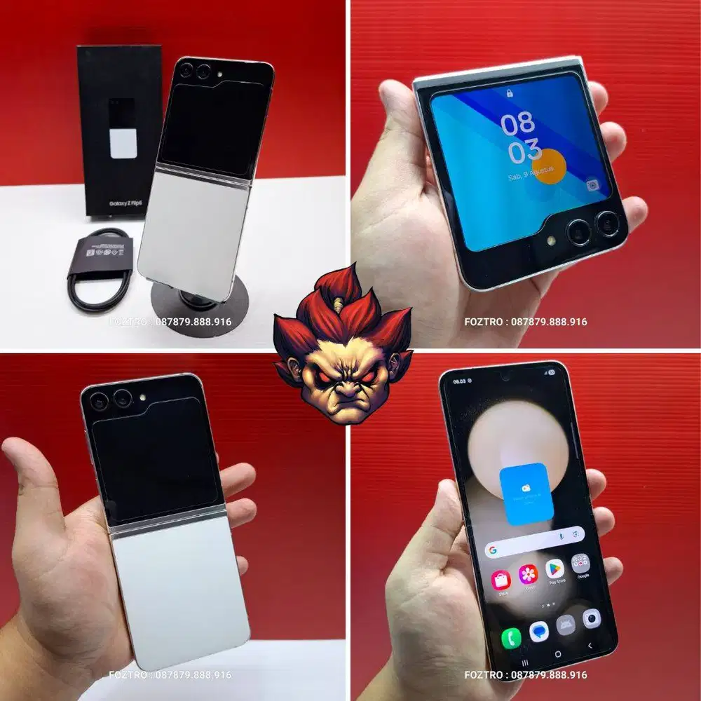 LIKE NEW Samsung Galaxy Z Flip 5 8/512GB Fullset Resmi NO MINUS