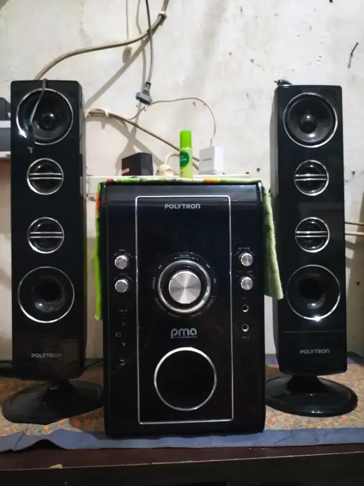 POLYTRON Bluetooth Speaker Multimedia Karaoke PMA 9526 /B