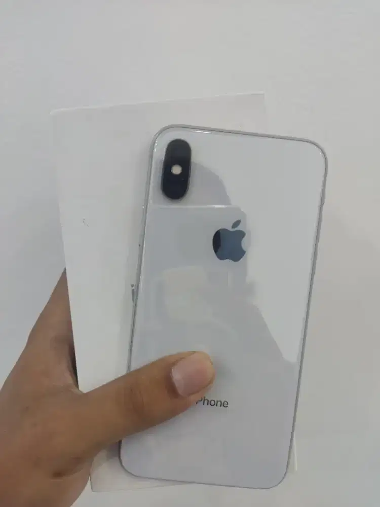 Jual iPhone X 64GB Silver inter