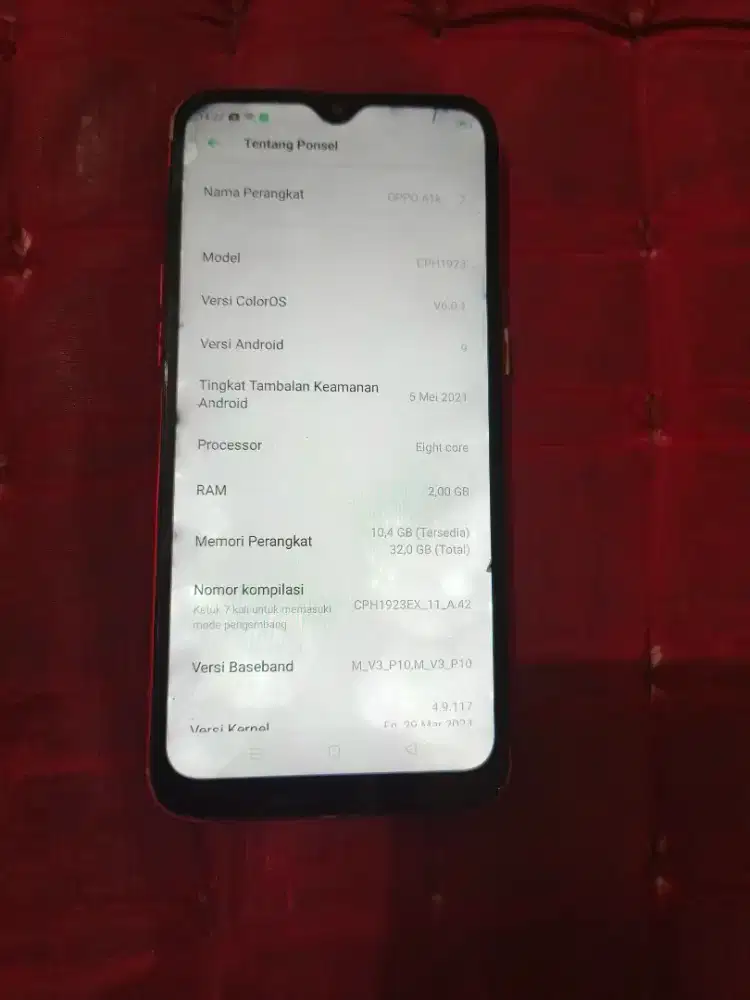 Oppo A1k ram 2/32