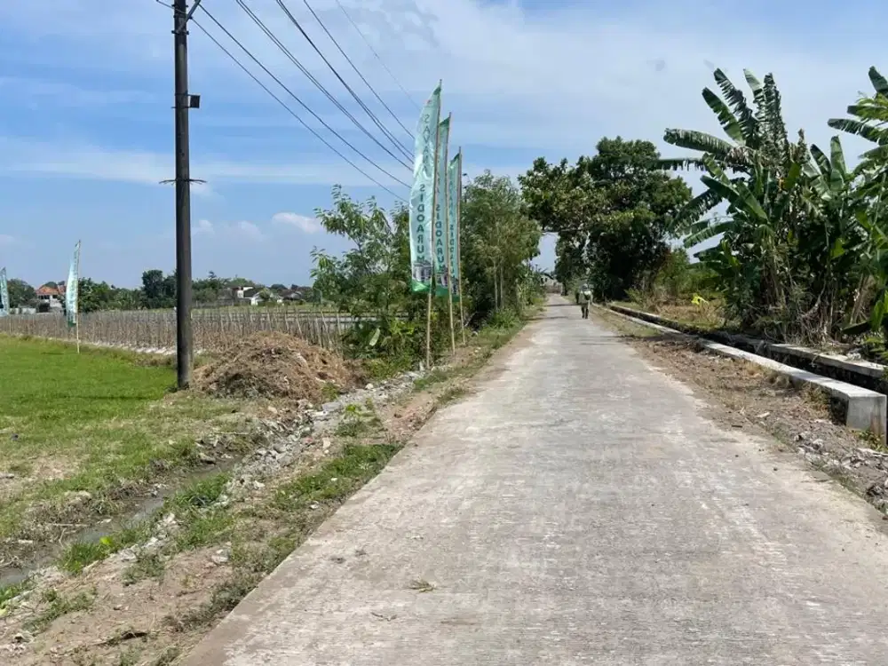Tanah Godean Area Sidoarum Luas Ideal