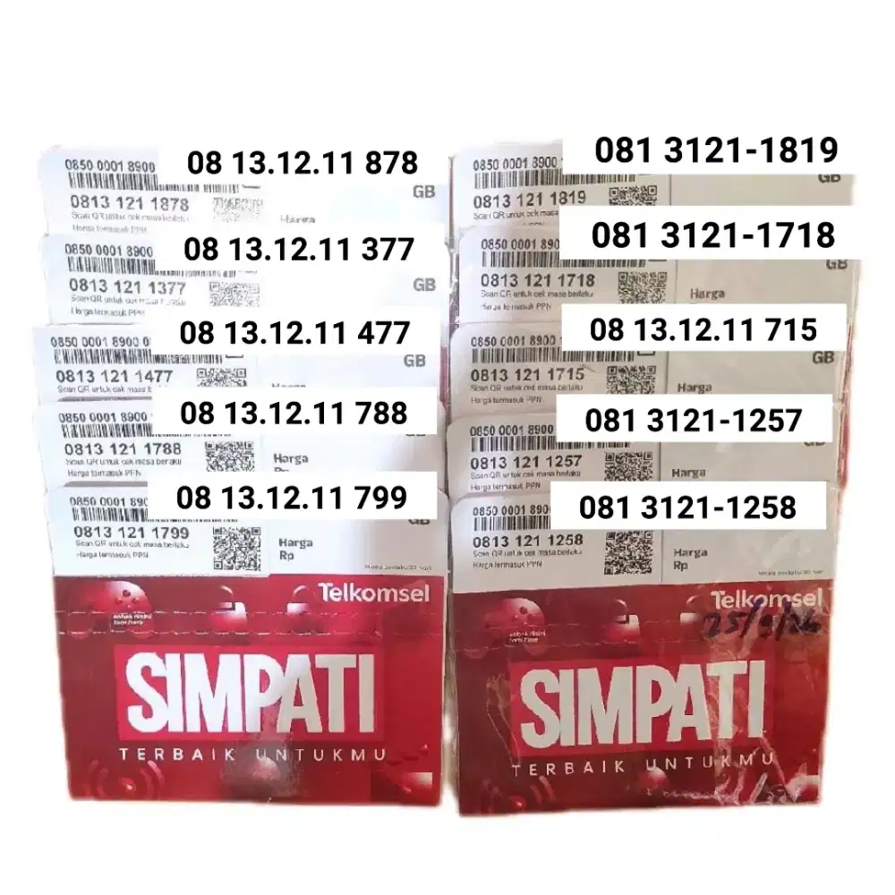 Telkomsel Prabayar SIMPATI 11 Digit