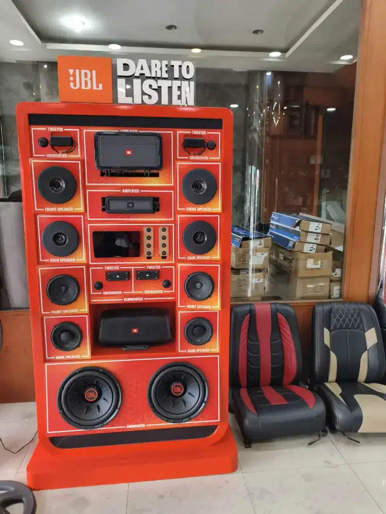 AUDIO MOBIL JBL SUARA SUDAH PASTI KUAT BAS PATEN