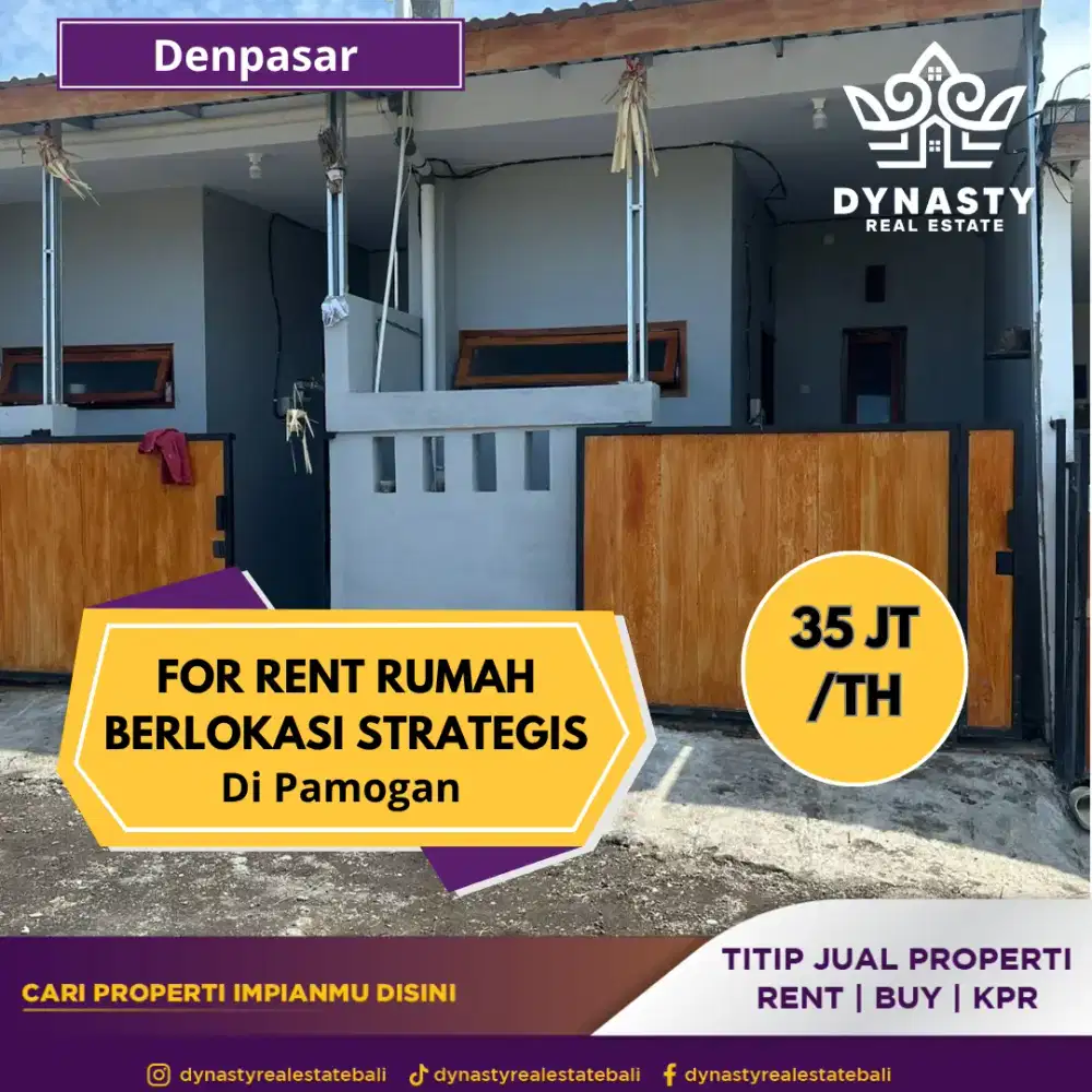 Rumah 2 lantai daerah strategis di pamogan