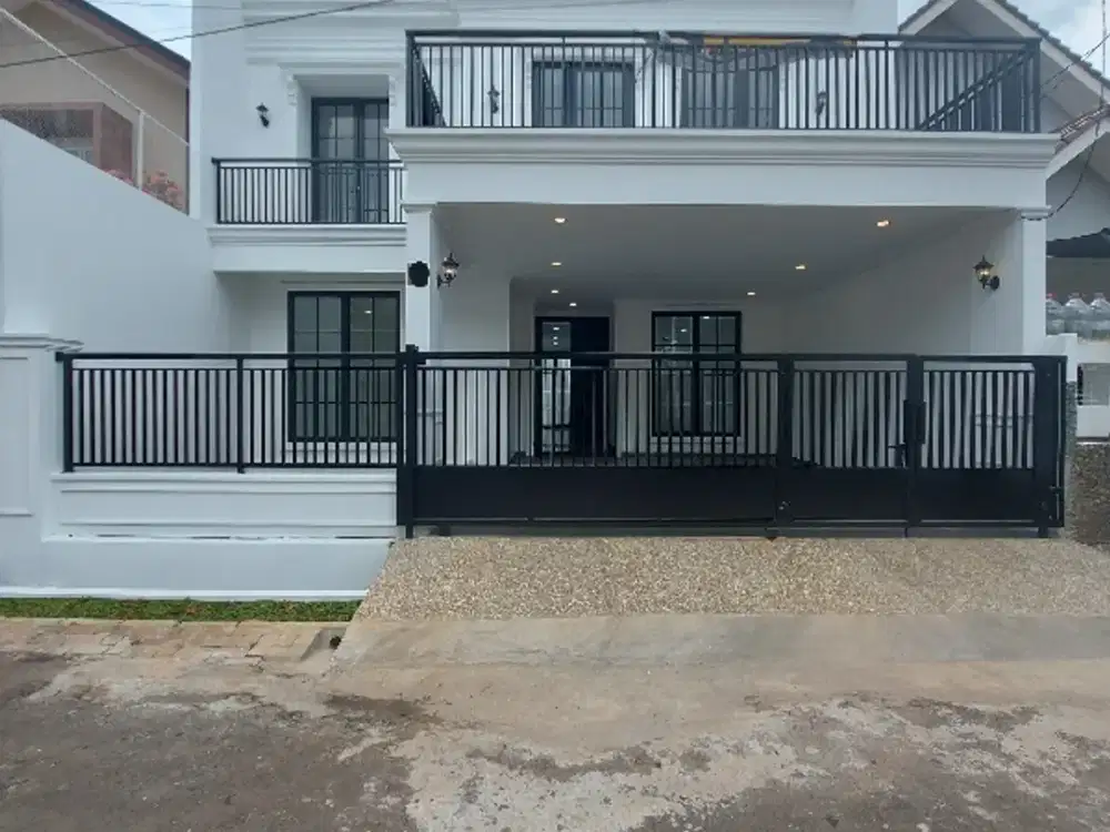 Dijual rumah baru design classik private pool dlm komp bintaro sek 9