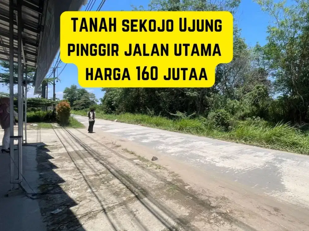TANAH PINGGIR JALAN SEKOJO UJUNG PALEMBANG