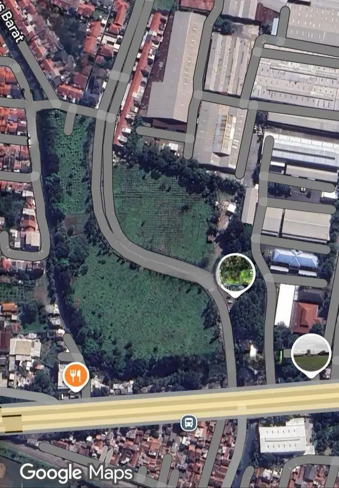 Dijual Tanah area Komersial di Soekarno Hatta Bandung