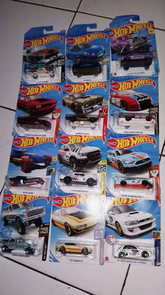 Koleksi mobil Hotwheels