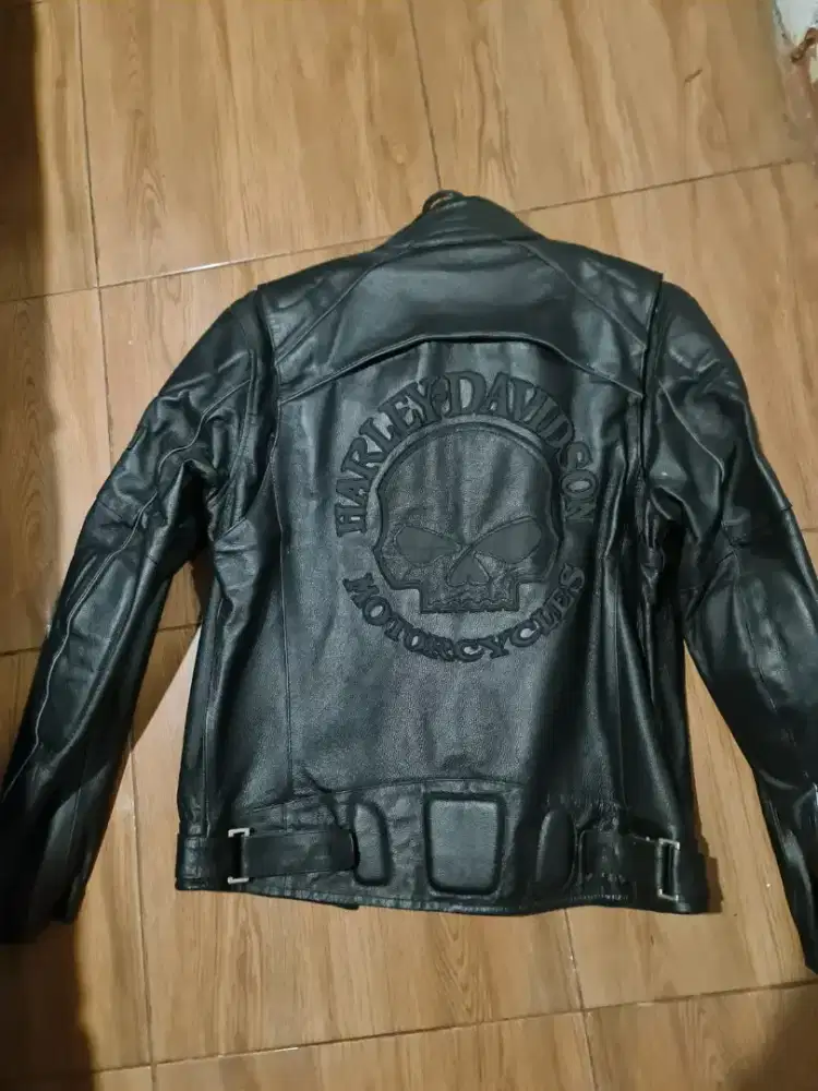 jaket kulit harley davidson original size L