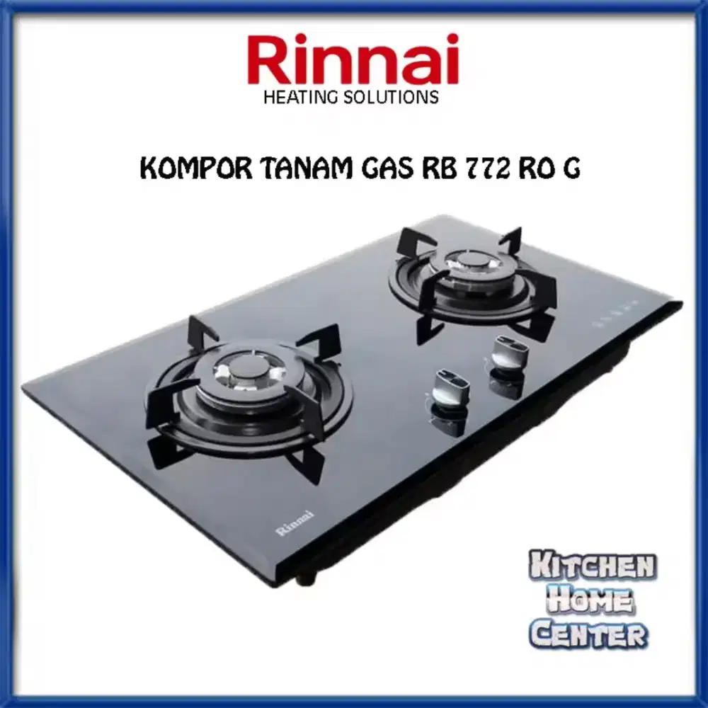 Kompor Tanam Rinnai 2 tungku