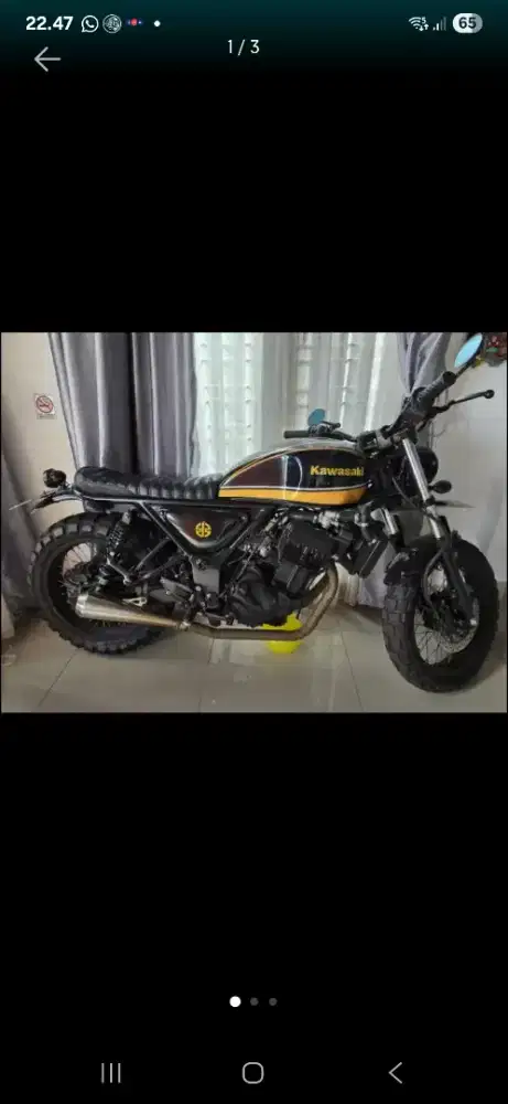 Ninja 250 cc custom scrambler