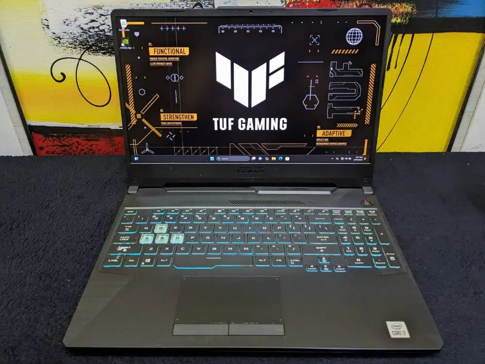 Laptop Gaming Asus TUF F15 Core i7 10870H 16/256 Nvidia GTX 1650 4GB