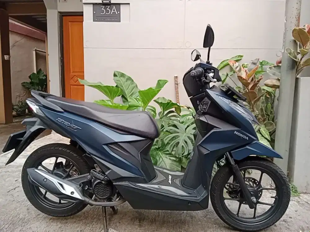 Honda beat deluxe 2024 biru navy