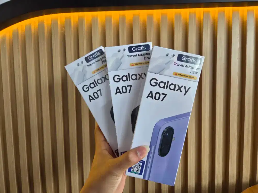 FREE ADAPTOR! SAMSUNG GALAXY A07 8/256 SEGEL GARANSI SEIN BISA COD