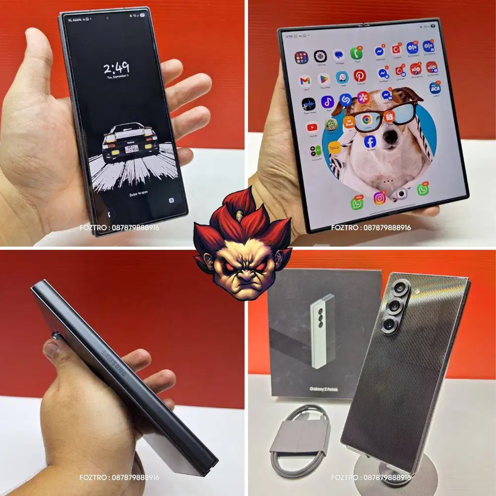 LIMITED Samsung Galaxy Z Fold 6 256GB Black Crafted 100% RESMI SEIN