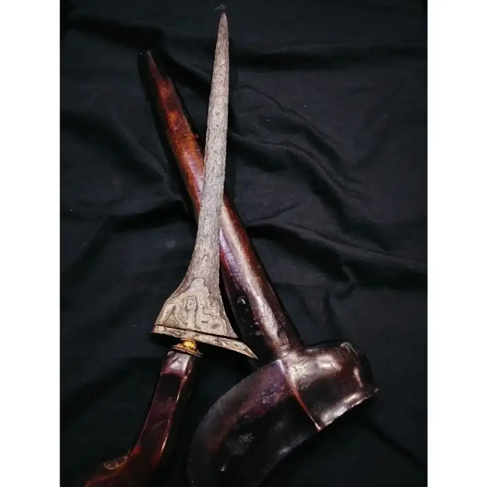 Keris Sepuh Brojol Pamor Nunggak Semi Tirto Tumetes Tua KunoI TERMAHAR
