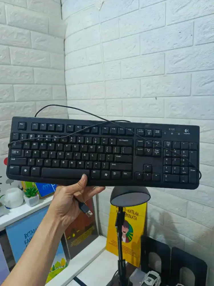 Keyboard Logitech K120 pemakaian pribadi mulus normal no box