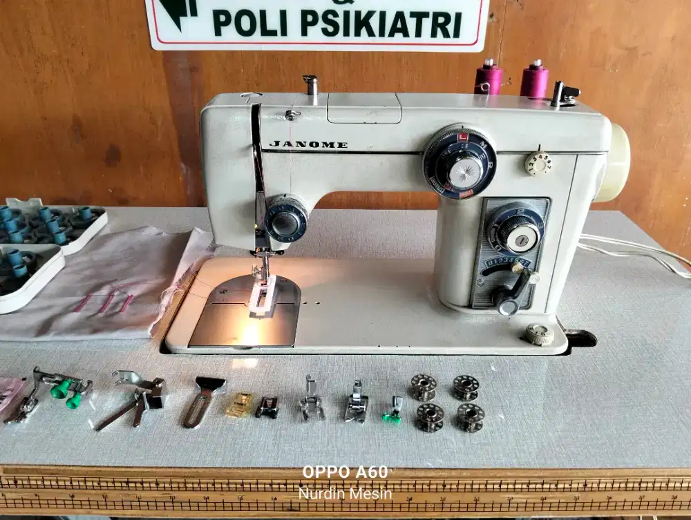 Mesin jahit Multifungsi JANOME 801 original JAPAN komplit garansi 1thn